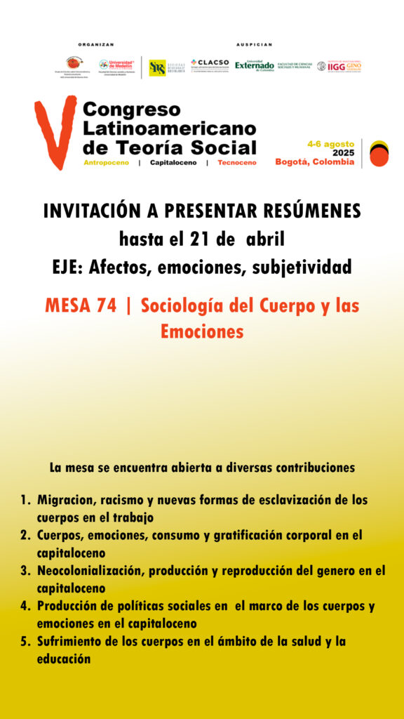 nucleogrietas.cl 📣 Convocatoria abierta para presentar resúmenes V Congreso Latinoamericano de Teoría Social