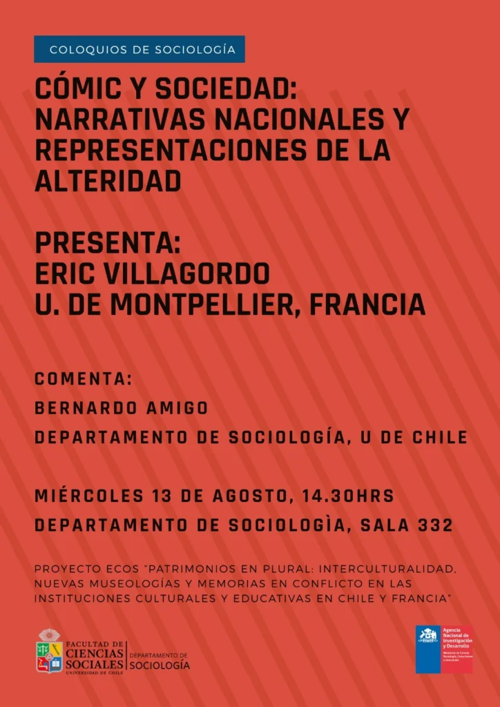 nucleogrietas.cl Coloquios de Sociología: Reflexiones en torno al cómic, la sociedad y la alteridad desde una perspectiva internacional.