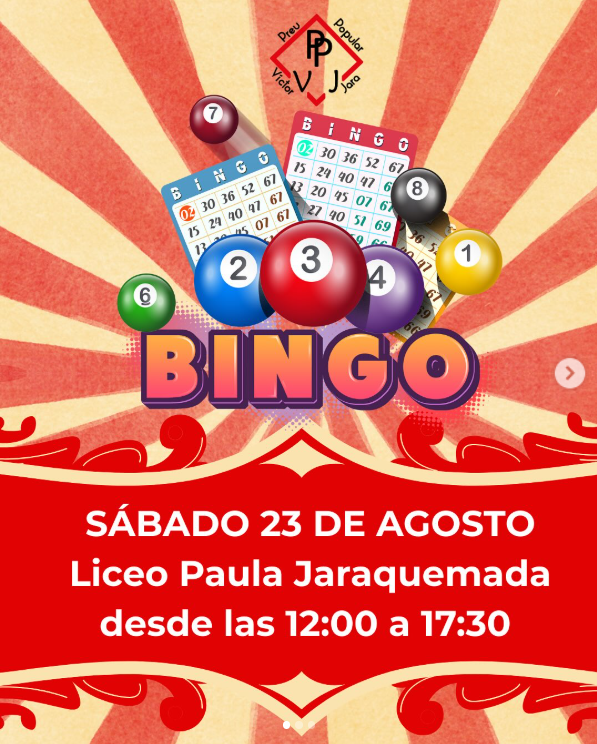 nucleogrietas.cl Bingo Preuniversitario Popular Víctor Jara: Iniciativa Comunitaria de Acceso a la Educación en el Liceo Paula Jaraquemada.